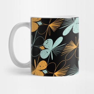 Floral shapes seamless pattern Mug